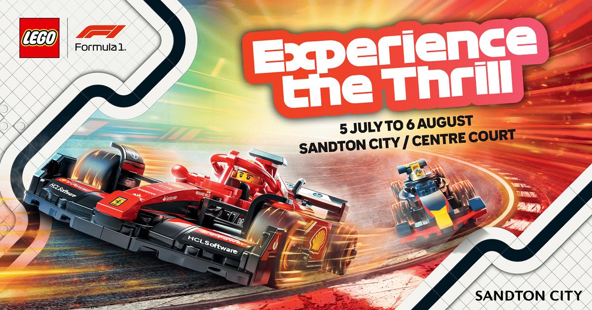 Race Into The Holidays at Sandton City's LEGO® F1®: Build The Thrill Pop-Up