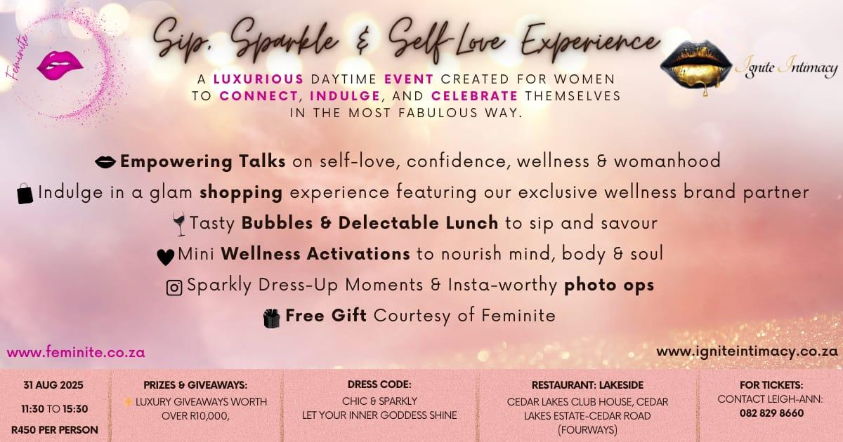 Sip, Sparkle & Self-Love: An Empowering Experience for Women This August